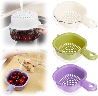 Vegetable & Fruit Washing Bowl with Handle