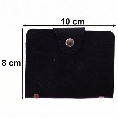 Card Holder Wallet  Slim Durable Pu Leather Organizer For Cards