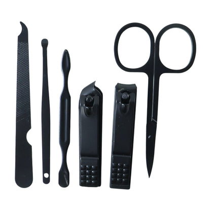 6 In 1 Professional Manicure  Pedicure Grooming Tool Set