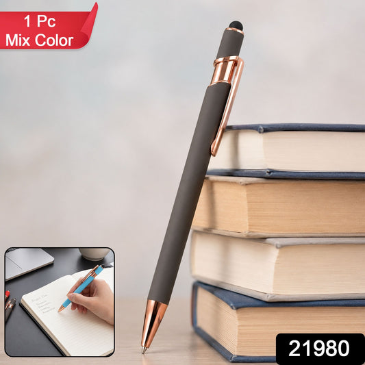 Wukusy mix color writing ballpoint pen with smooth ink flow, ideal for school, office, and home use, displayed on white background.