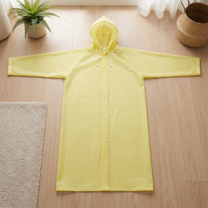 Eva Rain Coat  Lightweight Hooded Design For Monsoon