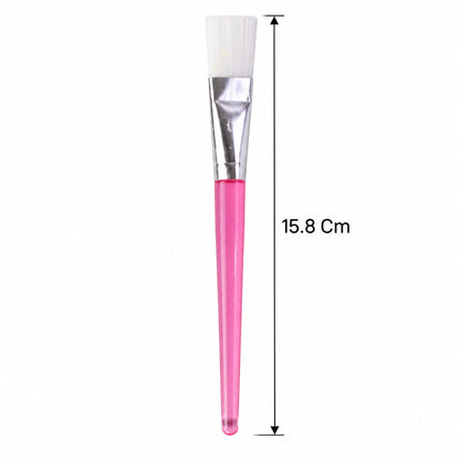 Wukusy flat face mask brush set with four brushes for even skincare application at home or salon.