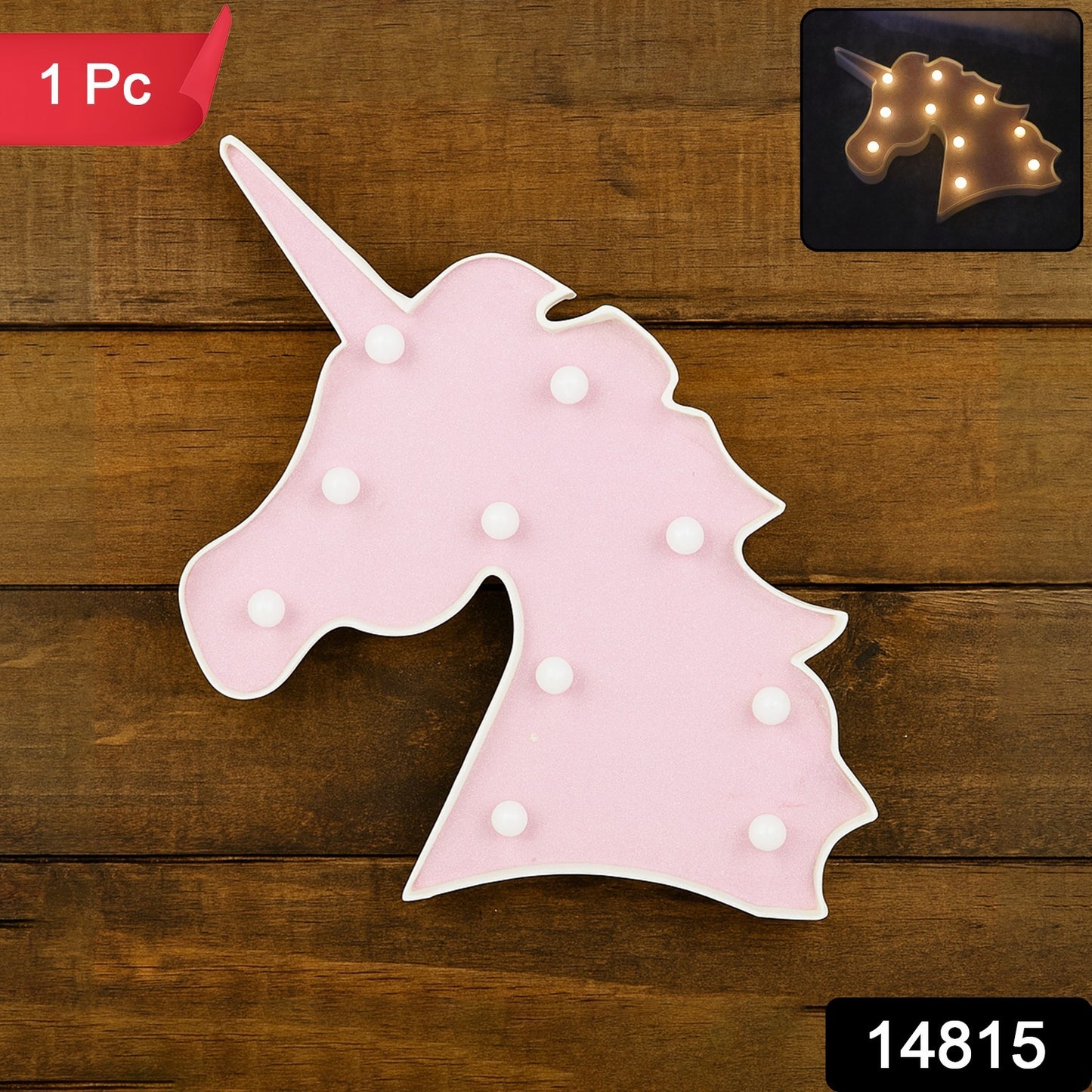 Unicorn Shaped Led Decorative Night Light (1 Pc)