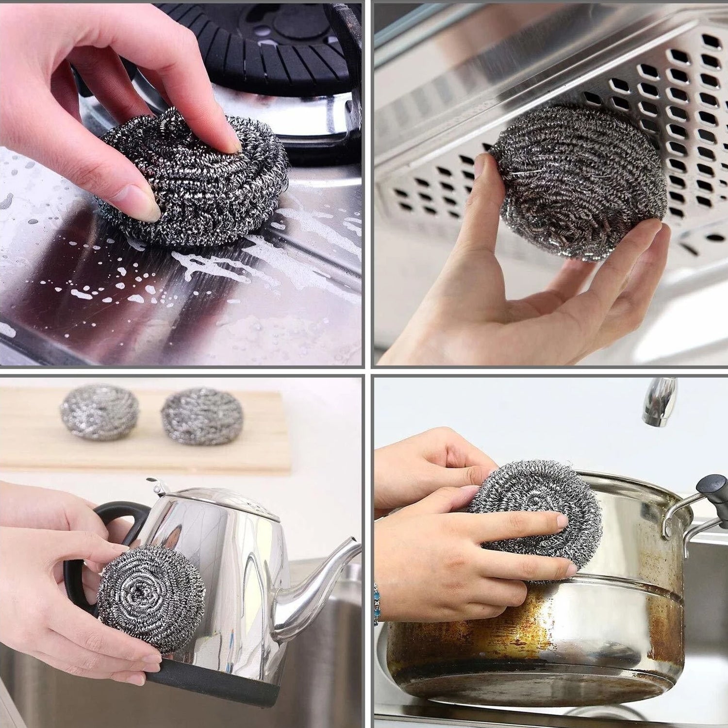 Stainless Steel Scrubber For Kitchen (1 Pc 25 Gm)