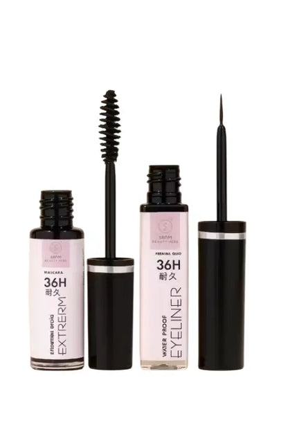 Waterproof Eyeliner & Volumizing Mascara Combo (Pack of 2)