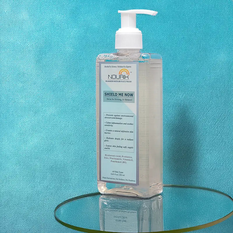 Nourix Shield Me Now Face Wash - Repairs Damaged Skin Barrier, Soothes and Deeply Moisturize the Sensitive Skin