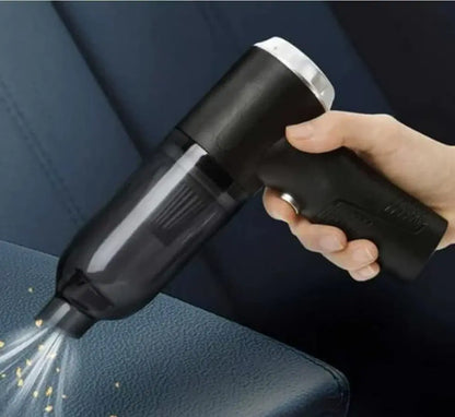 Wireless portable car vacuum cleaner with suction power, from 1238, designed for cleaning vehicle interiors effectively.