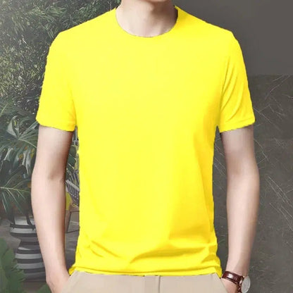 Men's 4-way stretchable round neck T-shirt by 1238, shown in a comfortable fit and versatile style suitable for casual wear.