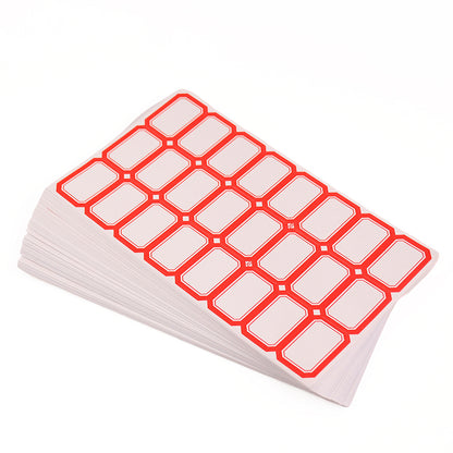 Multipurpose Writable Blank Label Sticker Sheets (50 Sheet)