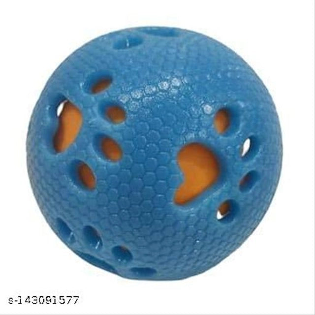 Colorful silicone chew play ball for pets, designed for chewing and playing, from the 15929 pet beds collection.