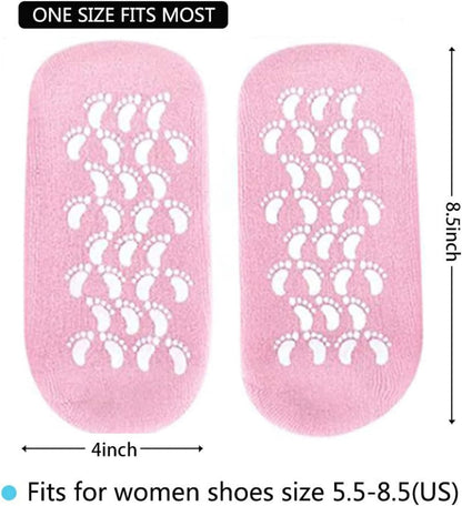 Foot Spa Pedicure Silicone Socks For Men & Women (Pack of 2)