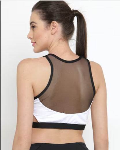 Women’s Push-Up Back Smoothing Bra by 9326, sports bra with supportive straps and seamless back design.