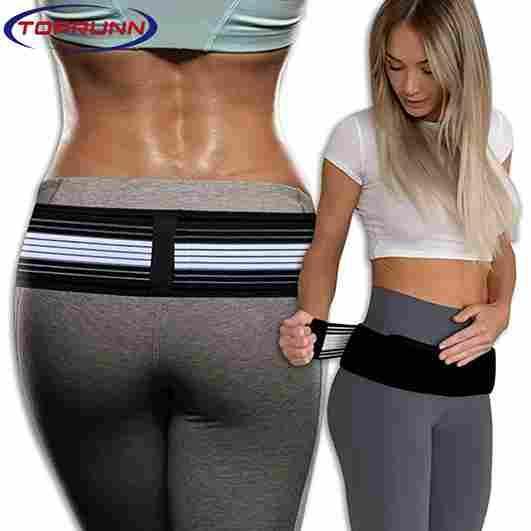 587 Advanced Fitness Belt muscle toning belt with adjustable straps and ergonomic design for effective workout support.