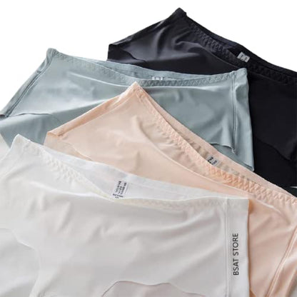 Women's Ice Silk Blend Invisible Lines No Show Hipster Panty (Pack of 3)