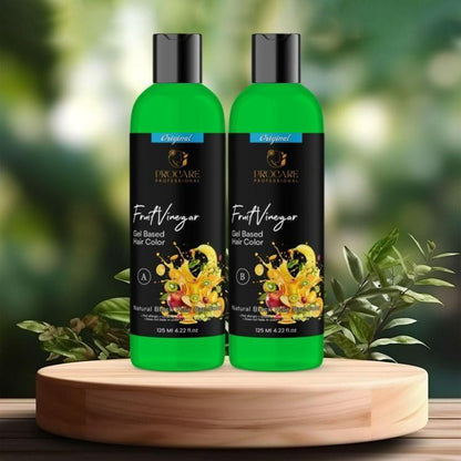 Fruit Vinegar Gel Based Hair Color 125 ml (Pack of 2)