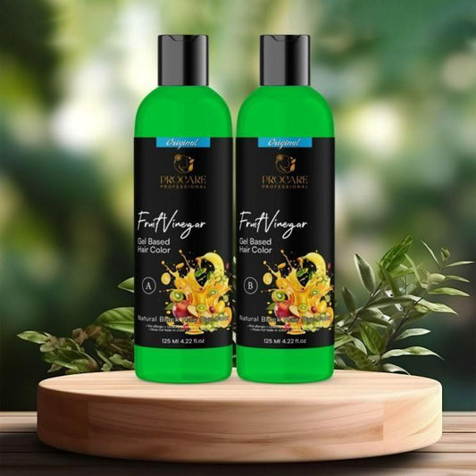 Fruit Vinegar Gel Based Hair Color 125 ml (Pack of 2)