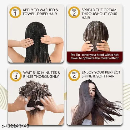 9242 Collagen Expert Absolut Repair Mask for dry hair with gold quinoa and wheat protein, deep conditioning and strengthening treatment
