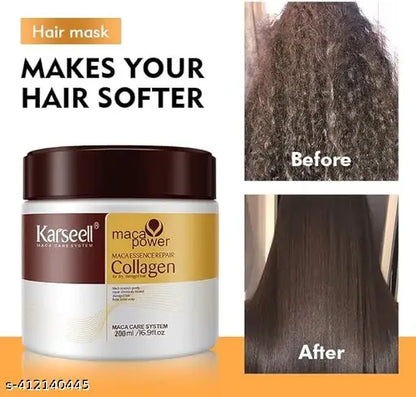 9242 Collagen Expert Absolut Repair Mask for dry hair, deep conditioning with gold quinoa and wheat protein in a 1-pack.