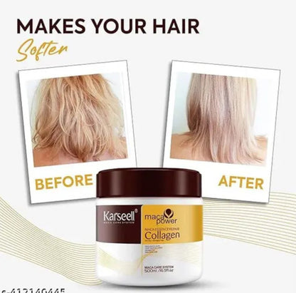 9242 Collagen Expert Absolut Repair Mask for dry hair, deep conditioning with gold quinoa and wheat protein in a 1-pack.