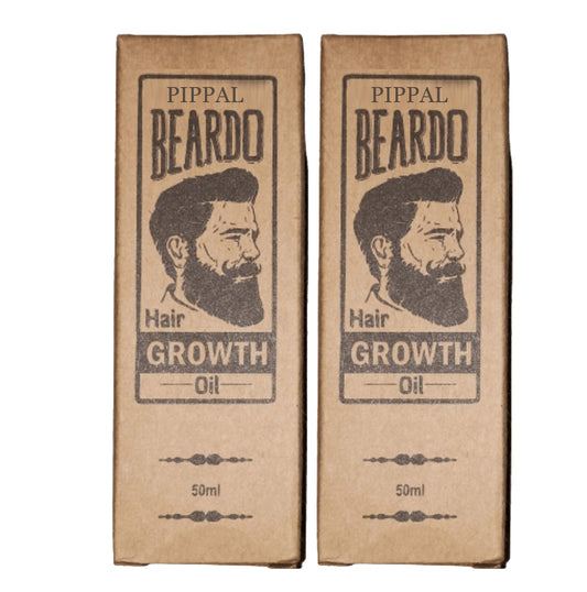 Beard And Hair Growth Oil 2X50 ml Best Beard Oil for Patchy Beard