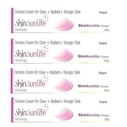 Skin Sunlite Cream Fairness for Clear 20G (Pack of 4)