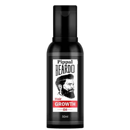 6255 beard and hair growth oil bottle showing 50ml size, designed to promote stronger, fuller beard and hair growth.