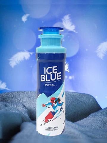 Ice Blue Alcohool Free DeoDorant Spray 200ml Kareem 9ml Pure Perfume (Pack of 1)