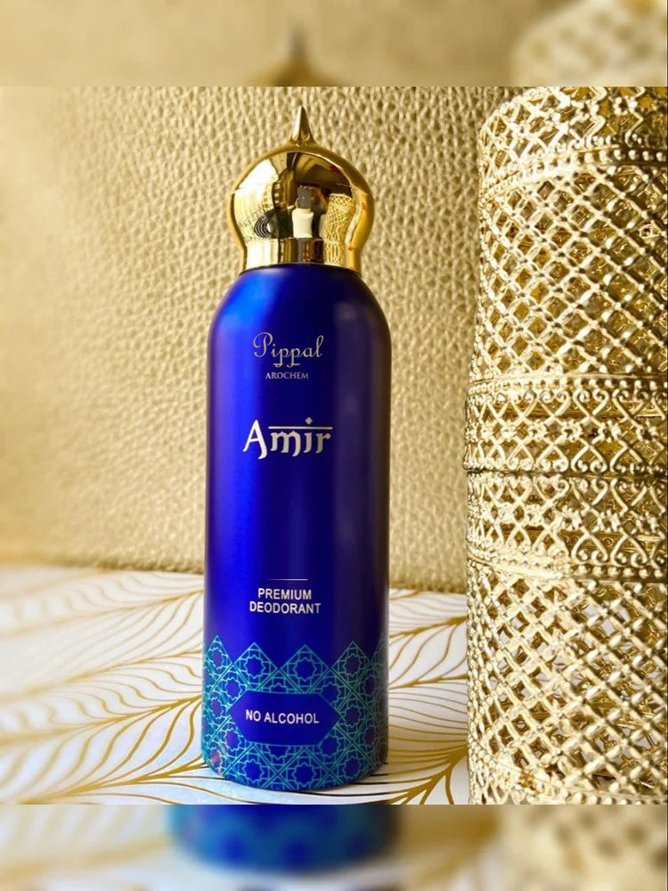 AMIR PREMIUM DEODORANT No Alcohol 200 Ml (Pack of 3)