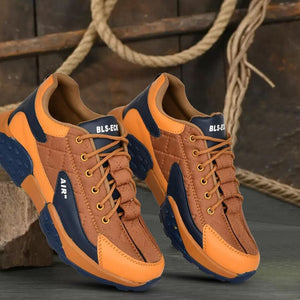 Casual Shoes for Men (Brown, 6)