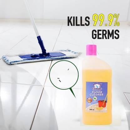 Ecosuds Floor Cleaner Liquid 500 ml in a white bottle, designed for effective floor cleaning and shine.