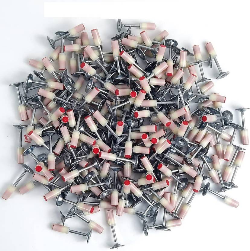 Nail Gun Manual Steel Nails, Round Nails 100 pcs Rivet Heavy Duty Squeeze Rivet Gun