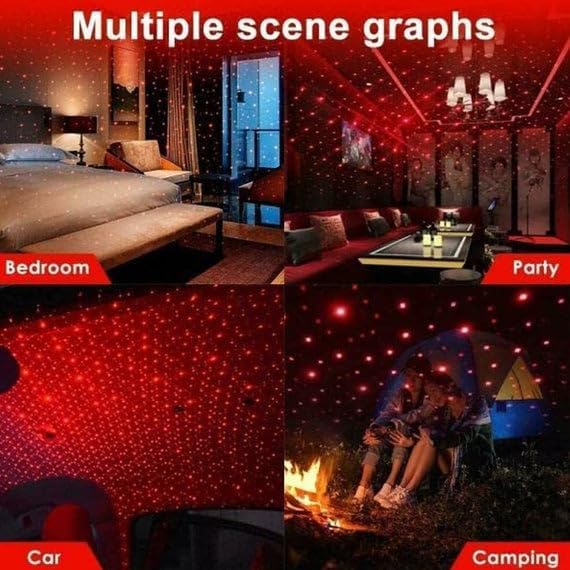 Night Sky Lighting Multi-Purpose Laser Light Disco Pointer Pen Beam with Adjustable
