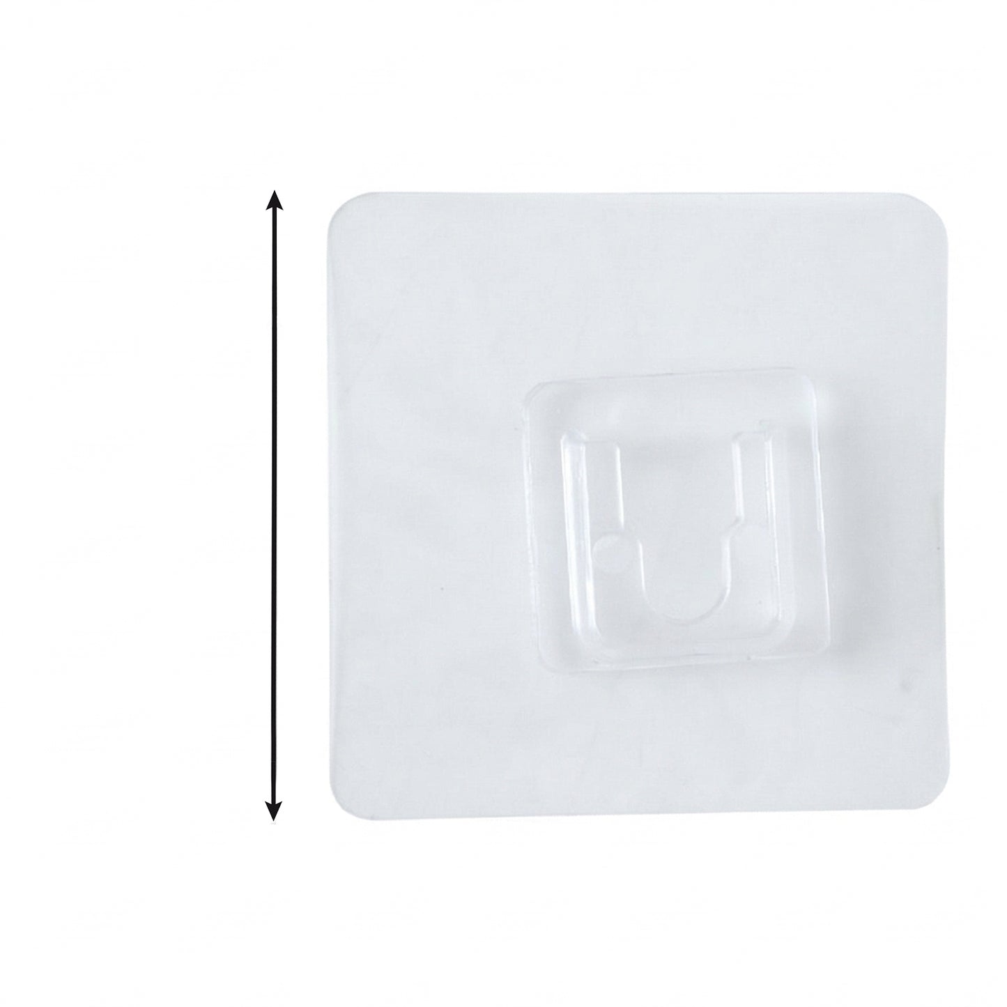 Transparent Self Adhesive Wall Hook (1 Pc)