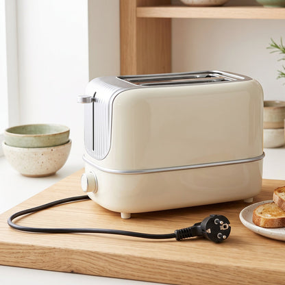 800w 2 Slice Pop Up Bread Toaster With Browning Control For Kitchen (1 Pc)