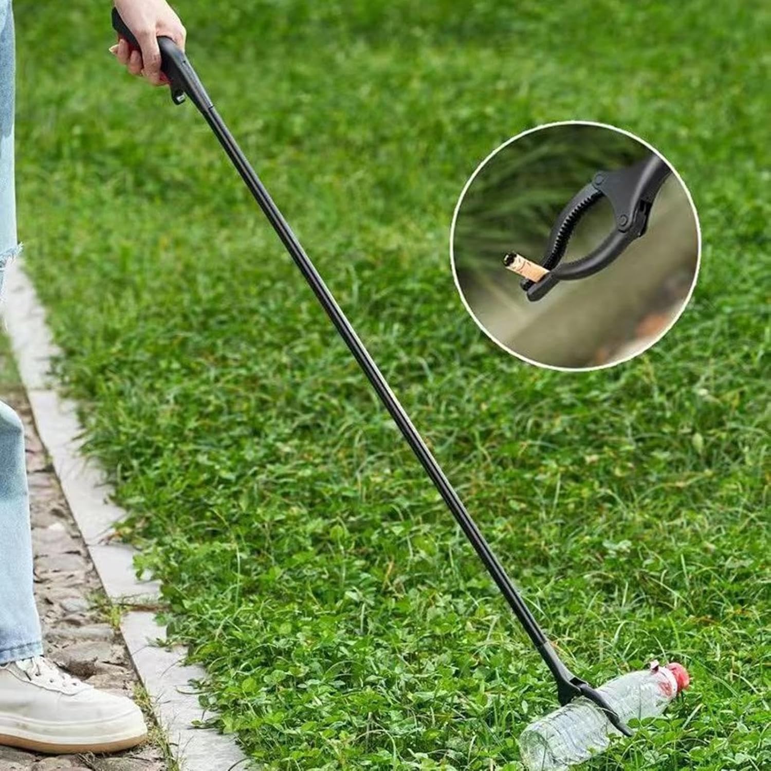 Tool Pick Up Stick For Elderly Robust Gripping Tool For Outdoor Cleaning (1 Pc  Big)