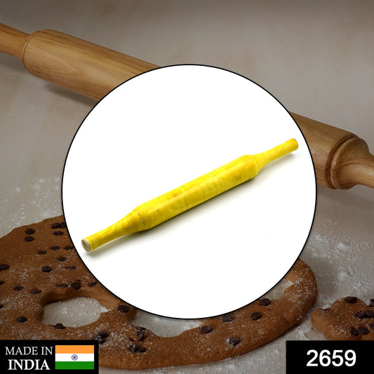 Wukusy Bombay Belan kitchen tool used for making rotis and dough in home cooking, traditional wooden rolling pin for baking.