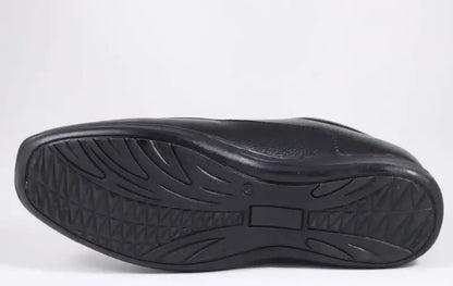Latest Trendy Men Formal Shoes|Black Moccasin Shoes|Office Shoes For Men's & Boys-MOCCASIN02-BLK