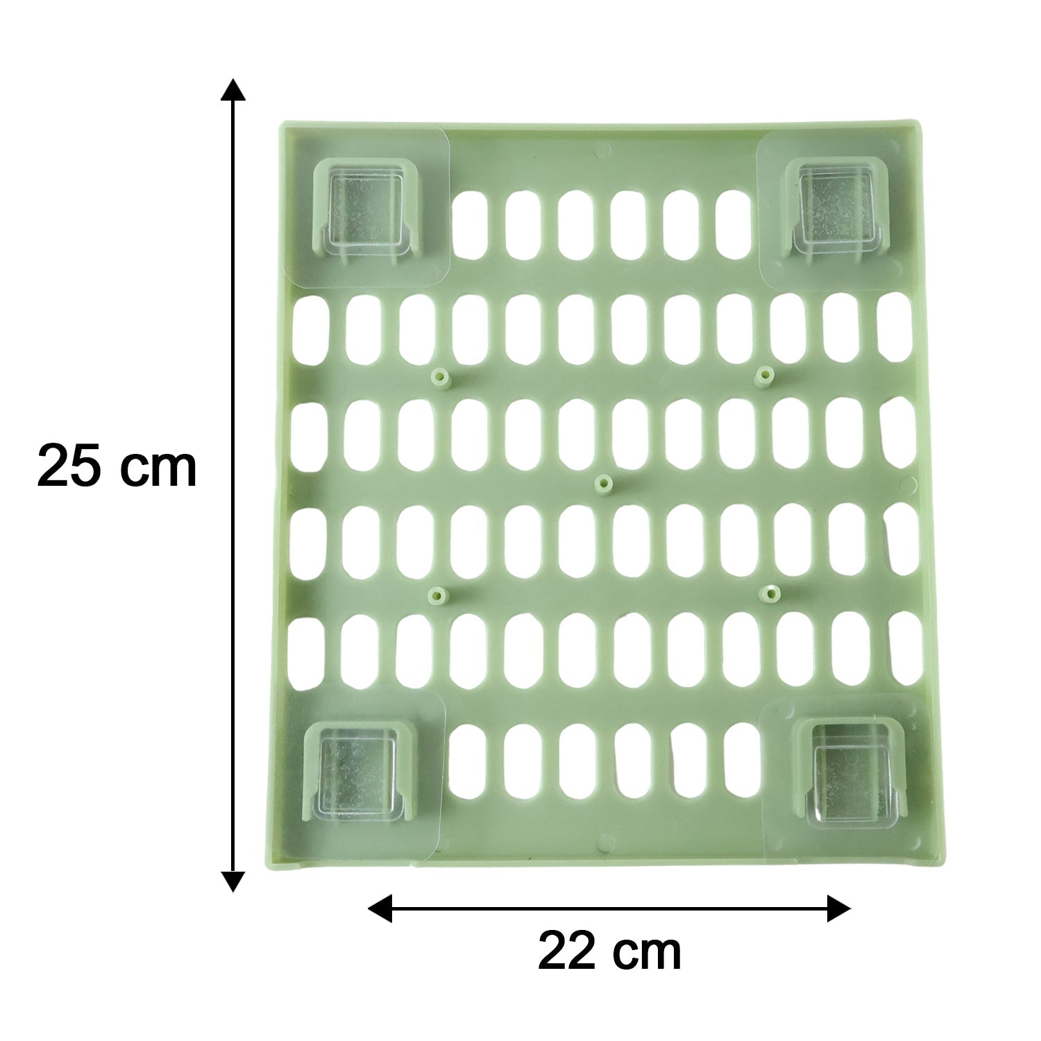 Plastic Wall Mounted Pegboard Kitchen Organizer With Hooks And Tray Set (1 Set)