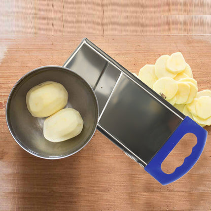 Wukusy plain potato slicer for household kitchen use, ideal for slicing and cutting potatoes effortlessly.