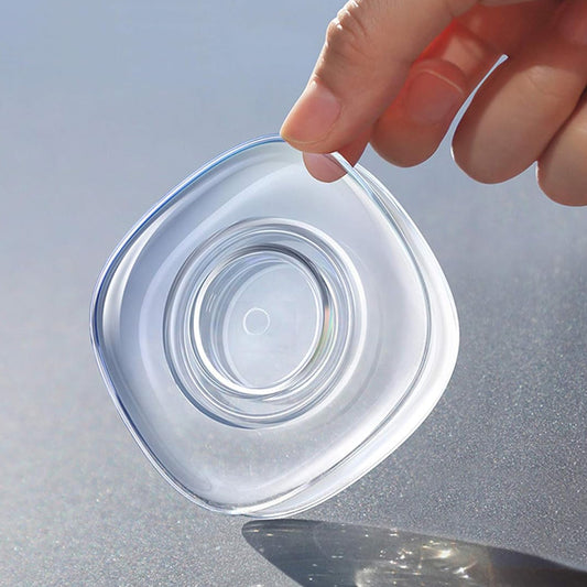 Wukusy multi-purpose square super gel pad for holding mobile devices and cable protection, shown with a mobile device and cables.