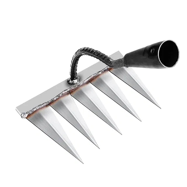 Teeth carbon steel garden weeding hand tool from brand 25560, designed for efficient garden weed removal.