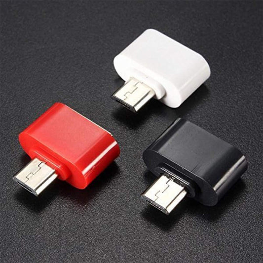 Wukusy 260 Micro USB OTG to USB 2.0 adapter for Android devices, showing the compact connector and port for mobile accessories.