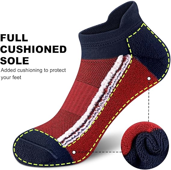 Men Woven Ankle Length, Low Cut Socks (Pack of 5)