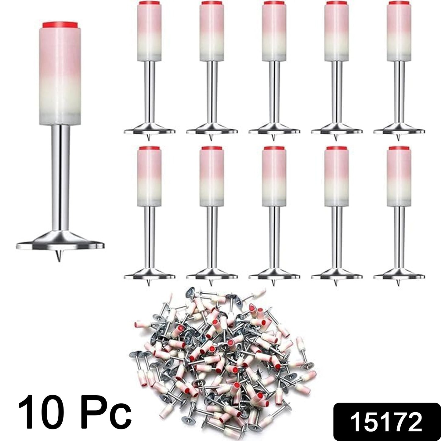 Round Nails For Mini Steel Nails For Gun (10 Pcs Set)
