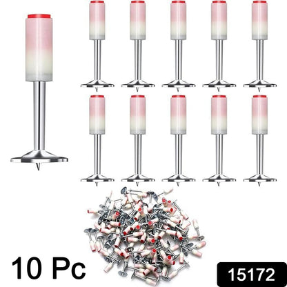 Round Nails For Mini Steel Nails For Gun (10 Pcs Set)