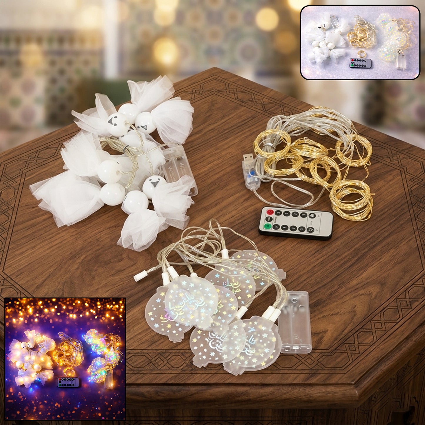 Decorative Led String Light Set (1 Pc Mix Design)