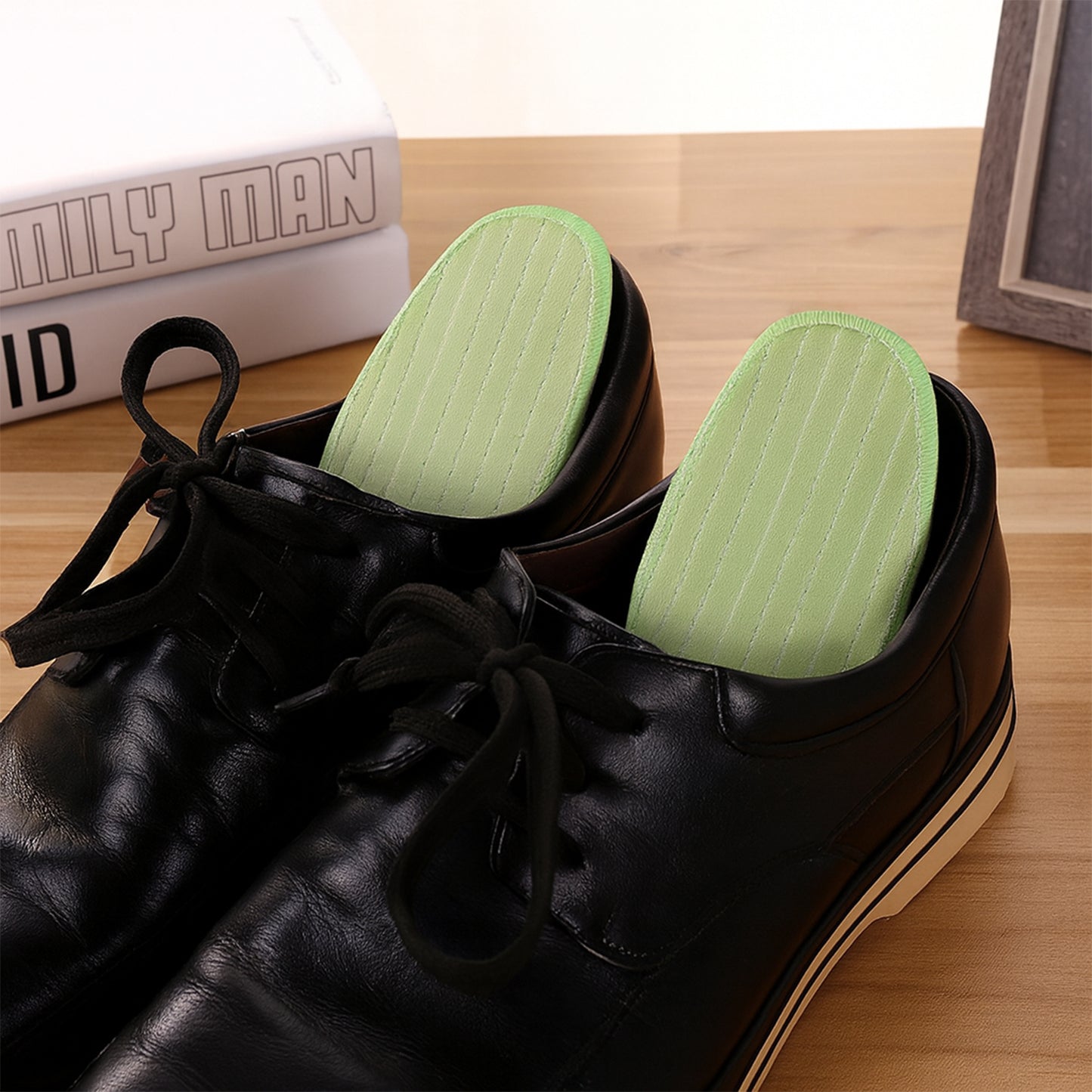Premium Comfort Shoe Insoles For Daily Foot Support Size 40 (1 Pair  Mix Design)
