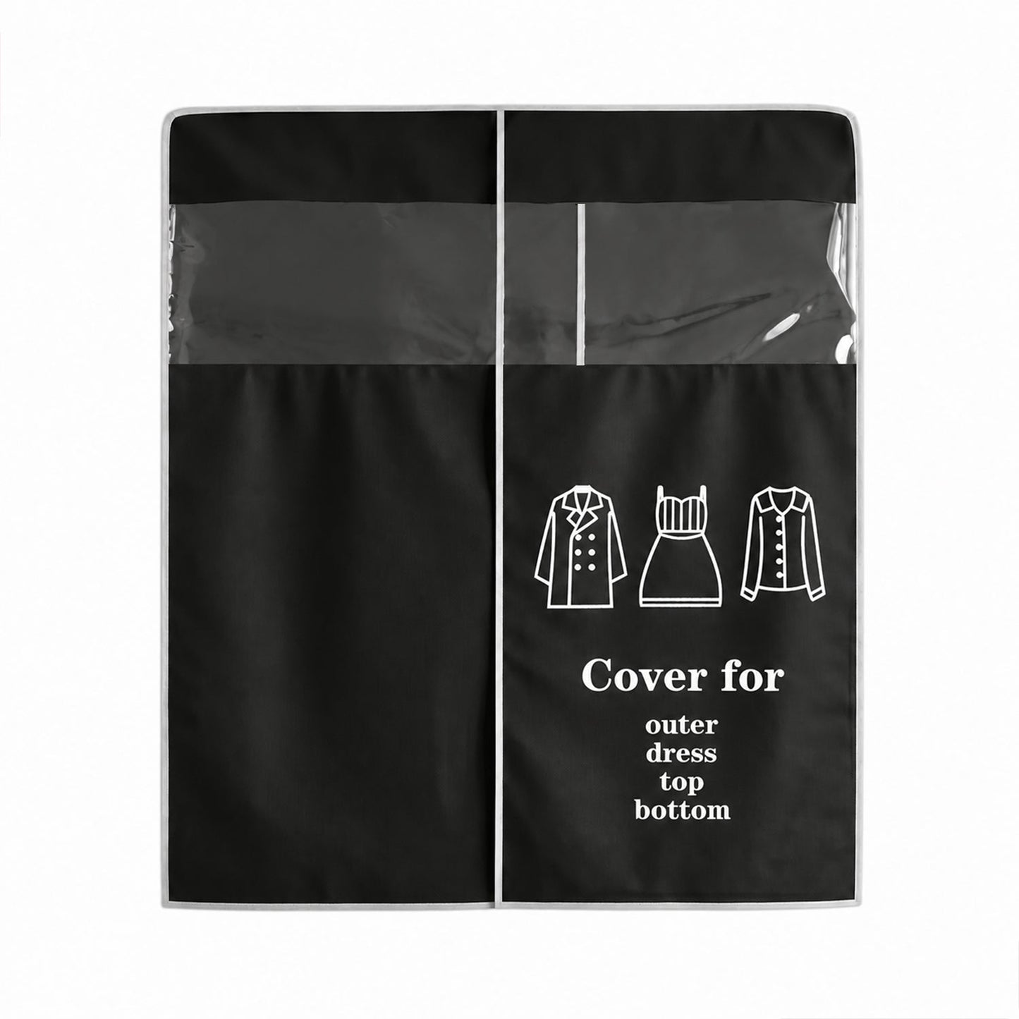 Hanging Garment Dust Cover  Keeps Clothes Neat  Dust-free
