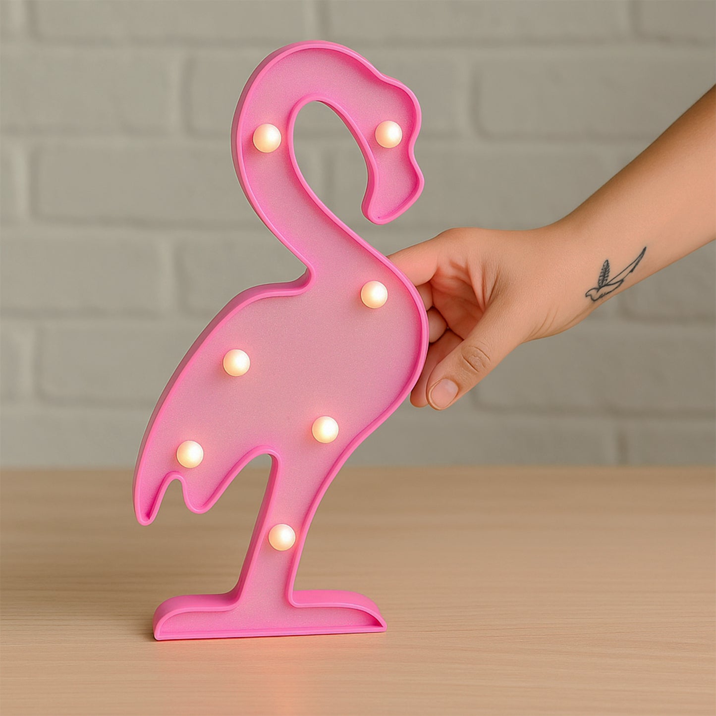 Flamingo Shape Led Decorative Night Light (1 Pc)