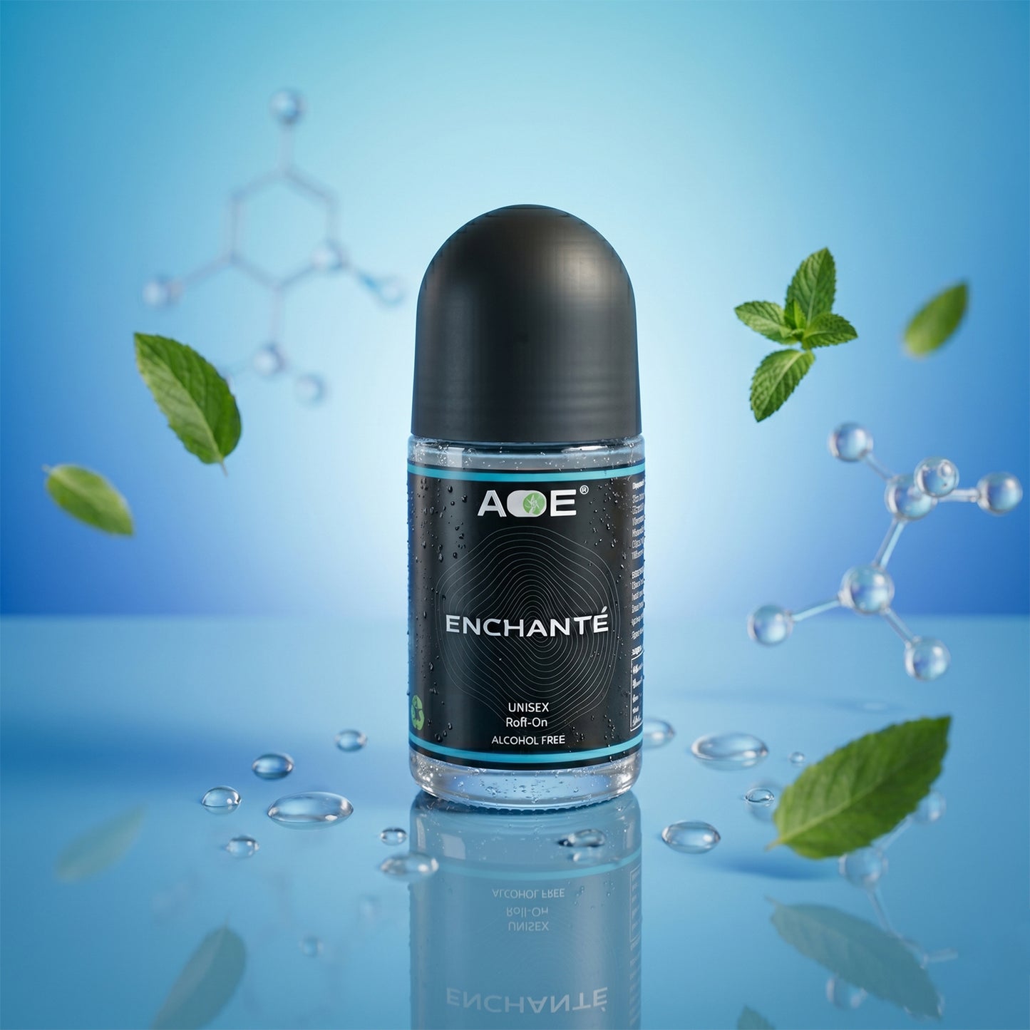 Aoe Premium Long Lasting Unisex Roll-on Deodorant Body Fragrance (1 Pc 50 Ml  Blue)